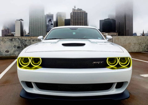 Oracle Dodge Challenger 15-21 LED Waterproof Halo Kit - ColorSHIFT w/ 2.0 Controller - 3990-333