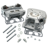 S&S Cycle 99-05 BT Super Stock 89cc Cylinder Head Kit - Silver - 106-4270