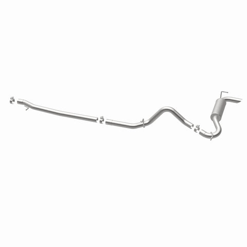 MagnaFlow 12-14 Jeep Wrangler 4dr Single Straight Rear P/S Exit Stainless C/B Performance Exhaust - 15117