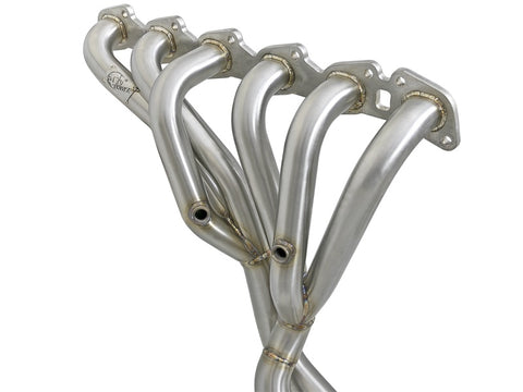 aFe Power Twisted Steel Long Tube Header & Connection Pipes 01-16 Nissan Patrol (Y61) V8-4.8L - 48-36109-YN