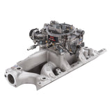 Edelbrock Manifold And Carb Kit Performer RPM Air-Gap Small Block Ford 289-302 Natural Finish - 2033