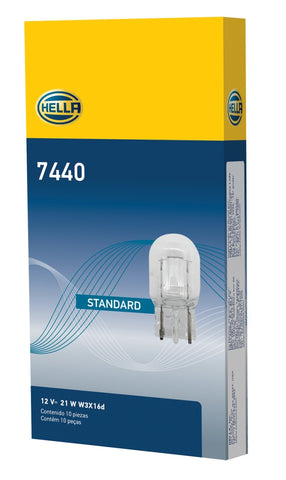 Hella Bulb 7440 12V 21W W3X16d T6.5 - 7440