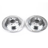 Power Stop 01-09 Volvo S60 Rear Evolution Drilled & Slotted Rotors - Pair - EBR634XPR