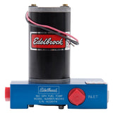 Edelbrock Fuel Pump Electric Quiet-Flo Carbureted 160GPH 1/2In In 1/2In Out 160 GPH Blue - 182062