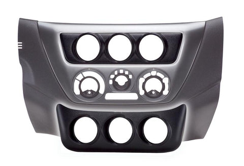 Autometer 03-06 Evo 52mm Triple Lower Console Pod - 20029