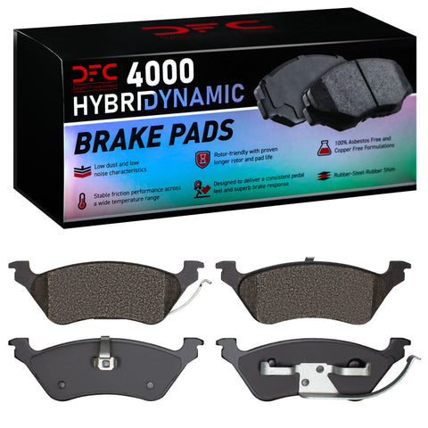 DFC 01-07 Dodge Grand Caravan Rear 4000 Hybridynamic Brake Pads - 4000-0858-00