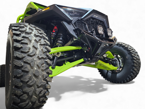 Elektric Offroad 2022-2025 Polaris Rzr Pro R/ Pro S/Turbo R Billet Front Winch Bumper Anodized Black - FWB610030