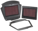 K&N 02-09 Yamaha XV1700 Road Star Warrior 1670 / 07-09 Midnight Warrior 1700 Replacement Air Filter - YA-1602