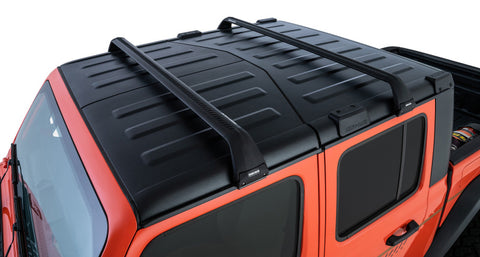 Rhino-Rack 07-22 Jeep Wrangler JK/JL 4 Door Hard Top Vortex SG 2 Bar Roof Rack - Black - SG59