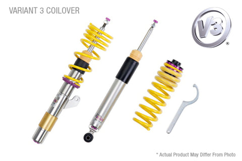 KW Coilover Kit V3 06-12 Maserati Quattroporte (M139) w/ Skyhook Suspension - 35243008