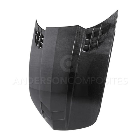 Anderson Composites 10-13 Chevy Camaro TTII-Style Carbon Fiber Hood - AC-HD1011CHCAM-TTII
