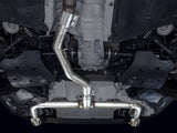 AWE Tuning 19-23 BMW 330i / 21-23 BMW 430i Base G2X Track Edition Axle-Back Exhaust - Chrome Silver - 3020-32429