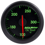 Autometer Airdrive 2-1/6in Oil Temp Gauge 100-300 Degrees F - Black - 9140-T