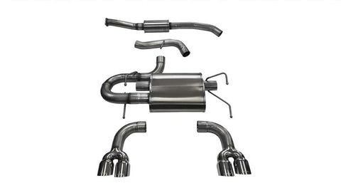 Corsa 2008-2014 Subaru Impreza Hatchback STI 2.5L Turbo Manual Polished Sport Cat-Back Exhaust - 14862