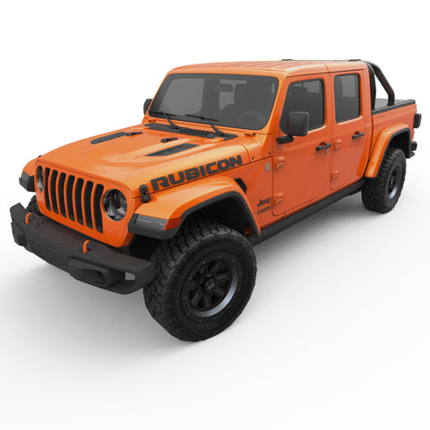 EGR 20-22 Jeep Gladiator RollTrac S-Series Black Powder Coated Sports Bar Jeep Gladiator - SBAR0162