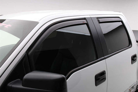 EGR 15+ Ford F150 Super Cab In-Channel Window Visors - Set of 4 - Matte (573475) - 573475