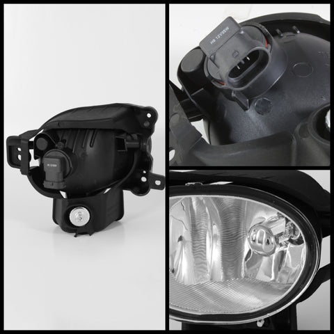 Spyder Acura TL 07-08 OEM Fog Lights wo/Switch Clear FL-ATL08-C - 5064677
