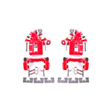 Power Stop 06-11 Acura CSX Rear Red Calipers w/Brackets - Pair - S3298