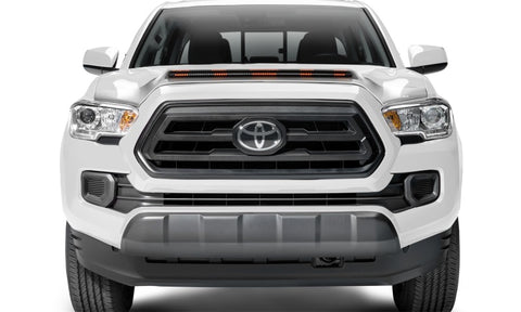 AVS 20-23 Toyota Tacoma Aeroskin LightShield Pro Color-Match Hood Protector - Super Wht. - 953079-40