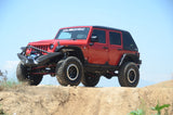 DV8 Offroad 07-18 Jeep Wrangler JK 2 Piece Fast Back Hard Top 4 Door - Black (DS Only) - HT07FB42