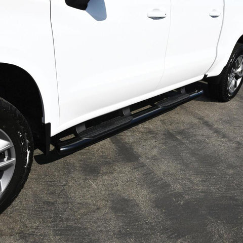 Westin 2019 Chevrolet Silverado/Sierra 1500 Crew Cab Non LD PRO TRAXX 5 Oval Nerf Step Bars - Black - 21-54135