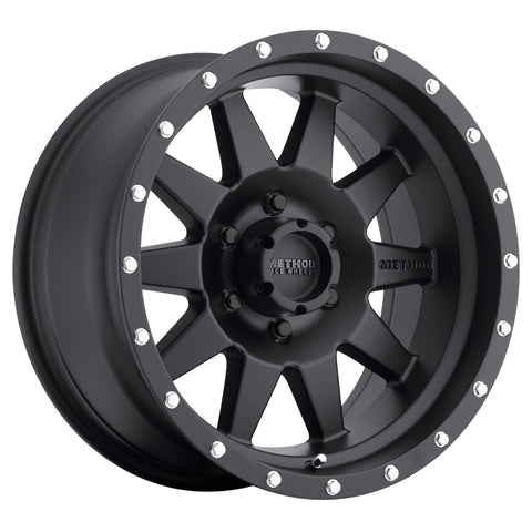 Method MR301 The Standard 18x9 +18mm Offset 6x135 94mm CB Matte Black Wheel - MR30189016518