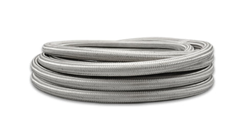 Vibrant SS Braided Flex Hose w/ PTFE Liner -6 AN (10 foot roll) - 18416