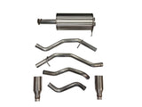 Corsa 19-24 Ram 1500 5.7L Crew Cab w/ 57in or 76in Bed Cat-Back Dual Rr Exit 5in Satin Polished Tips - 21035