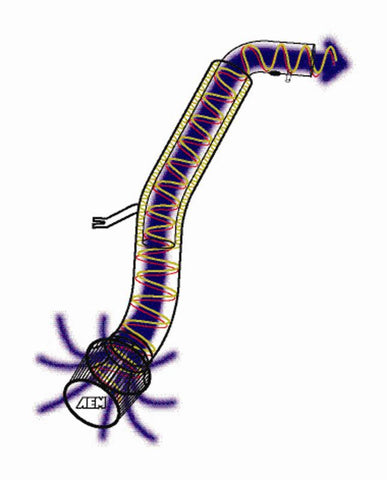 AEM 03-05 Honda Accord V6 Silver V2 Intake - 24-6110C