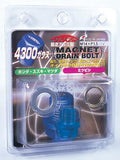 Project Kics Toyota/Daihatsu/Nissan Red Magnetic Drain Bolt - M12X1.25 - WMAG1