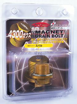 Project Kics Toyota/Daihatsu/Nissan Red Magnetic Drain Bolt - M12X1.25 - WMAG1