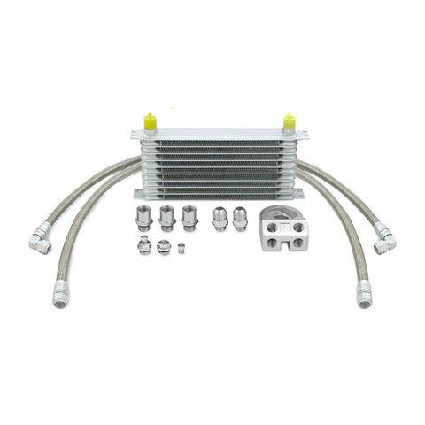 Mishimoto 13+ Subaru BRZ / 13+ Scion FR-S Oil Cooler Kit - Silver - MMOC-BRZ-13