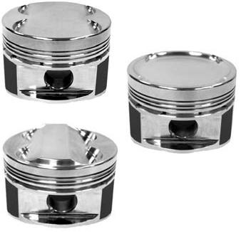 Manley 03-06 Mitsubishi Evo 8/9 4G63T 87mm +2.0mm Bore 8.5/9.0:1 Dish Pistons w/ Rings - 617020C-4