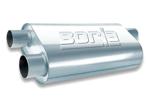 Borla 3in Inlet/Dual 2.25in Outlet Center/Dual Oval ProXS Muffler - 40670