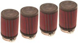 K&N Universal Rubber Filter 2.5in Flange ID x 3.5in OD x 5in Height - RD-0710