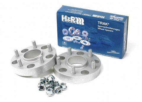 H&R Trak+ 23mm DR Spacer Bolt Pattern 5/130 CB 84mm Bolt Thread 14x1.5 - Black - 46958410SW