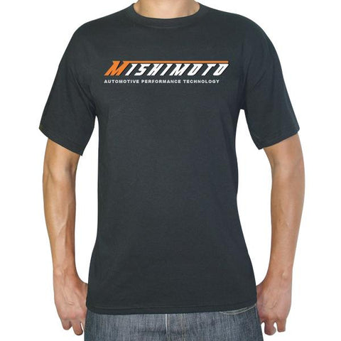 Mishimoto Mens Athletic Script Black T-Shirt - XX Large - MMAPL-SCRIPT-BK2XL