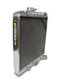 Mishimoto Universal Dual Pass Race Radiator 27x19x3 Inches Aluminum Radiator - MMRAD-DBP-26