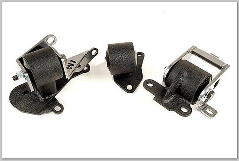 Innovative 96-00 Civic H-Series Black Steel Mounts 85A Bushings - 20050-85A
