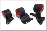 Innovative 90-93 Integra B-Series Black Steel Mounts 75A Bushings - 19350-75A