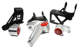 Innovative 92-95 Civic K-Series Silver Aluminum Mounts 75A Bushings (Not K24 Trans) - B90150-75A
