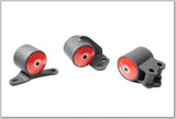 Innovative 92-95 Civic B/D Series Black Steel Mounts 75A Bushings (3 Bolt) - 10150-75A