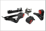 Innovative 90-93 Integra K-Series Black Steel Mounts 85A Bushings (Not K24 Trans) - 99351-85A