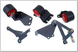 Innovative 88-91 Civic B-Series Black Steel Mounts 60A Bushings (Cable to Hydro Conversion) - 49150-60A