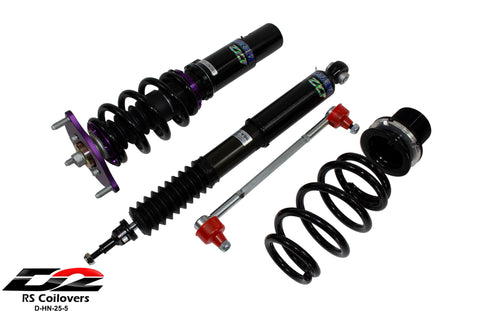 D2 Racing - (RS Coilovers) - Civic, Si ONLY (No Bypass Module for Adaptive Damper System) - D-HN-25-5