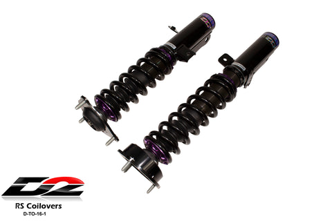 D2 Racing - (RS Coilovers) - Camry, BASE/SE/XSE (EXCL 2014 SE HYBRID) - D-TO-16-1