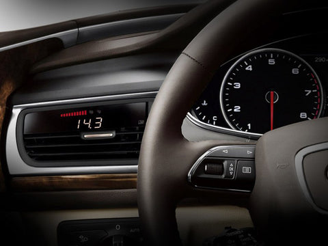 P3 V3 OBD2 - Audi C7 Gauge (2011-2018) Left Hand Drive, Pre-installed in OEM vent (VIN required)