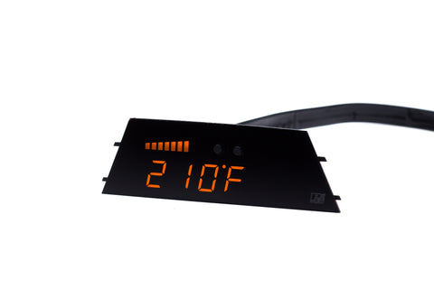 P3 V3 OBD2 - BMW F3X / F8X Gauge (2011-2019) Right Hand Drive, Orange bars / Orange digits