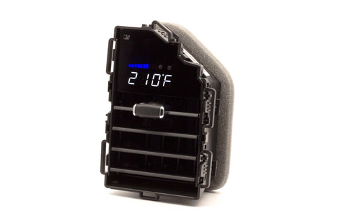 P3 V3 OBD2 - Ford Super Duty Gauge (2017-2019) Left Hand Drive, Pre-installed in OEM Vent (BLACK SLATS)