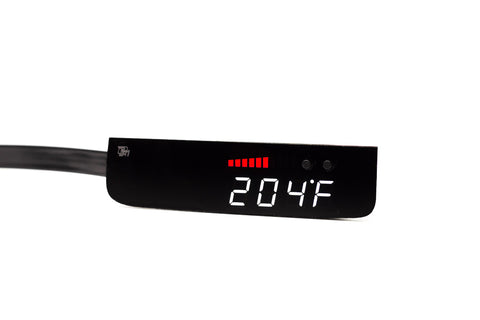 P3 Analog Gauge - VW Mk5 Polo (2009-2018) Right Hand Drive, Red bars / White digits
